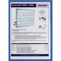 Franken X-tra!Line A4 Displayframe Zelfklevend Blauw Plastic ITSA4S/5 03 16,8 (B) x 23 (H) cm 5 Stuks