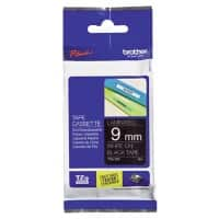 Brother TZe-325 Authentiek Labeltape Zelfklevend Wit op zwart 9 mm x 8m