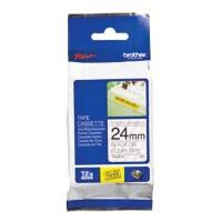 Brother TZES151 TZe151 Etiketteertape Zwart Zwart op Transparant 24 mm (B) x 8 m (L)