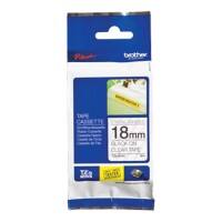 Brother TZe-S141 Authentiek Labeltape Zelfklevend Zwart op transparant 18 mm x 8m