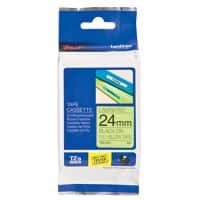 Brother TZe-C51 Authentiek Labeltape Glanzend Zelfklevend Zwart op geel 24 mm x 5m