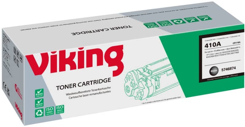 Viking 410A compatibele HP tonercartridge CF410A zwart