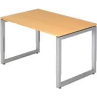 Hammerbacher Bureau Beuken 4 voeten 1.200 (B) x 800 (D) x 850 (H) mm Gemelamineerde spaanplaat