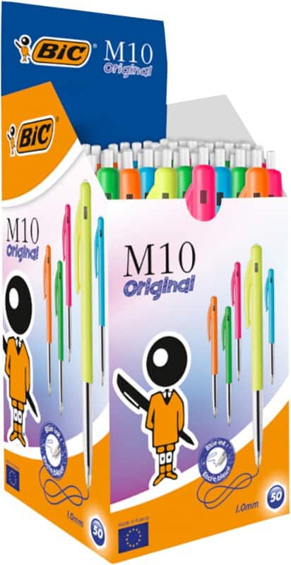 BIC M10 Balpen Blauw 0.4 mm 50 stuks