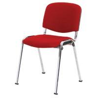 Niceday Stapelbare stoel 5815584 Rood 4 stuks
