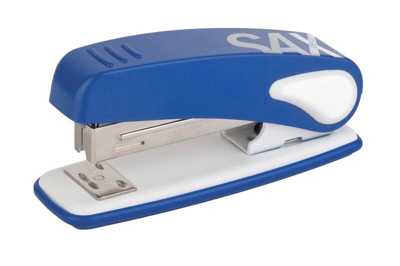 SAX Nietmachine 239 Volledig strip 25 Vellen Blauw, wit 24/6, 26/6 Kunststof, metaal