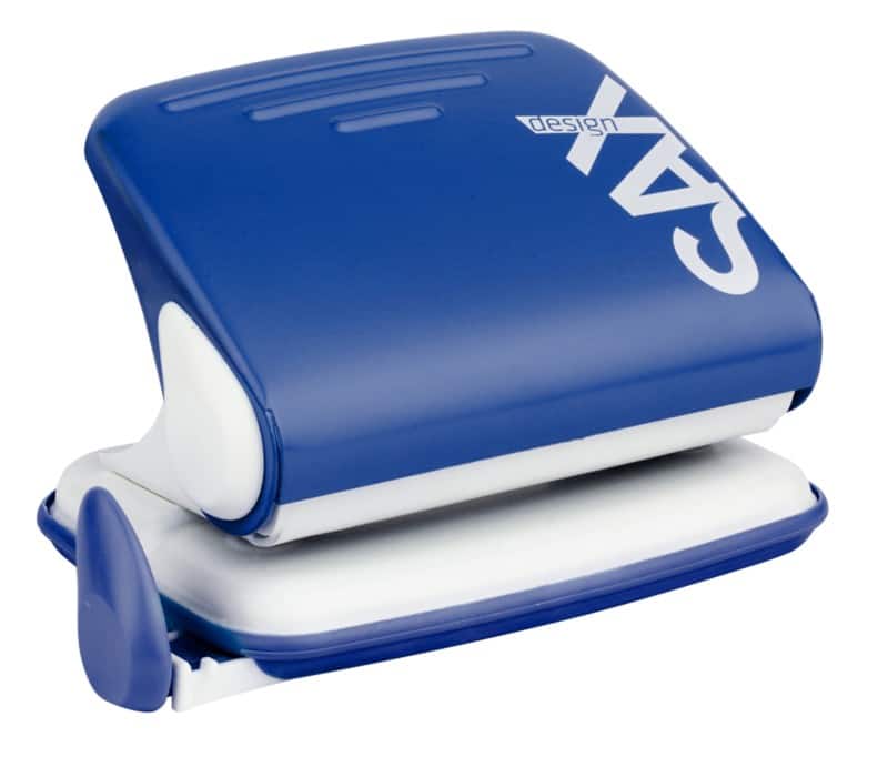 SAX Century 2 Gaten Perforator Metaal 15 Vellen 318 Blauw