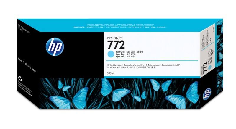 HP 772 Origineel Inktcartridge CN632A Licht cyaan