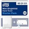 Tork Handdoekdispenser en handdoekjes H3 Starterpack 13.5 x 29.1 x 33.2 cm Wandmontage Kunststof Wit