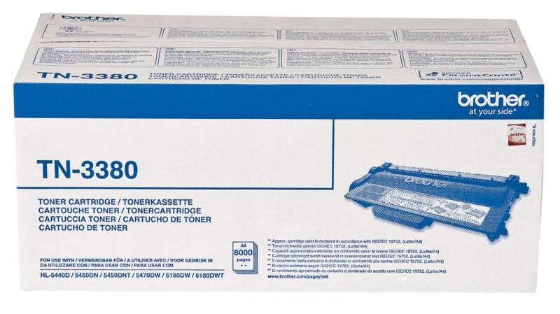 Brother TN-3380 Origineel Tonercartridge Zwart