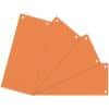 Niceday Blanco Scheidingsstroken Blauwe engel UZ56 (gerecycled kartonwaren), Recycled 100% Speciaal Oranje Oranje Karton Rechthoekig 2 Gaten 5847147 100 Stuks