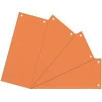 Viking Blanco Scheidingsstroken Blauwe engel UZ56 (gerecycled kartonwaren), Recycled 100% Speciaal Oranje Oranje Karton Rechthoekig 2 Gaten 5847147 100 Stuks