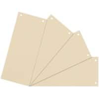 Viking Scheidingsstroken 100% gerecycled Folio Chamois Karton Rechthoekig 2 Gaten 100 Stuks