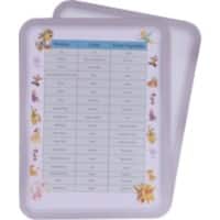 Djois Magneto zichtpaneel A4 PVC 24,2 x 32,9 cm Grijs 2 Stuks