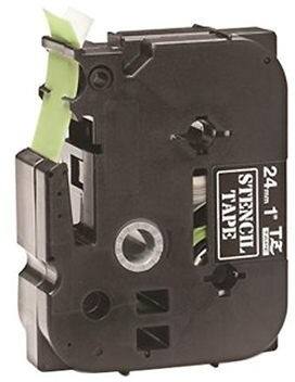 Brother Stenciltape STE-151 Zwart 2,4 cm