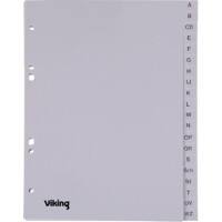 Viking A - Z Tabblad  A5 Grijs Grijs 20 tabs PP (polypropeen) 6 Gaten