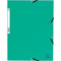 Exacompta 3 flap mappen 55303E-EA A4+ Groen Karton 24 x 0,3 x 32 cm