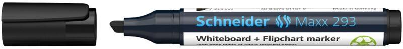 Schneider Maxx 293 Whiteboard-marker Zwart Medium Beitelpunt 1 - 4 mm