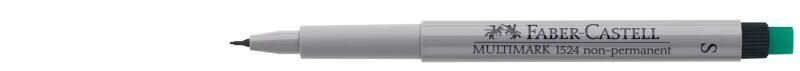 Faber-Castell Multimark Overheadmarker  Fijn Ronde punt, Viltstift 0,4 mm Zwart