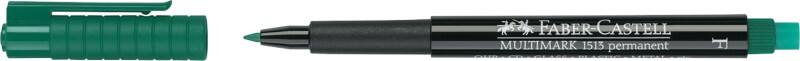 Faber-Castell Multimark 1513 Overheadmarker Fijn Ronde punt 0,6 mm Groen