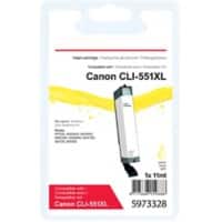 Office Depot CLI-551Y XL compatibele Canon inktcartridge geel