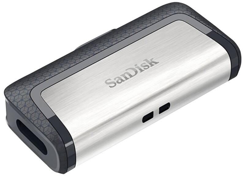 SanDisk USB 3.1 USB-stick Ultra Dual 64 GB Zwart, zilver