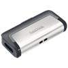 SanDisk USB 3.1 USB-stick Ultra Dual 64 GB Zwart, zilver