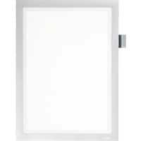 DURABLE DURAFRAME Note A4 Displayframe Zelfklevend Zilver PVC 4993-23 23,5 (B) x 0,5 (D) x 37 (H) cm