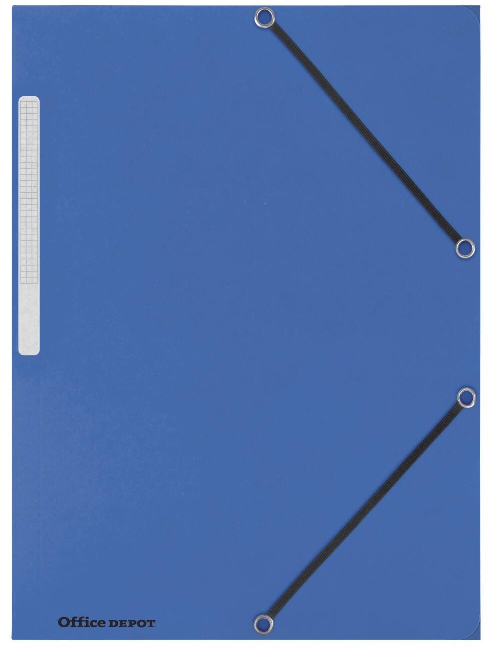Office Depot 3-flap mappen A4 Blauw Karton 24 x 2,5 x 32 cm