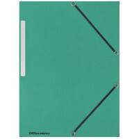 Office Depot 3-flap mappen A4 Groen Karton 24 x 2,5 x 32 cm