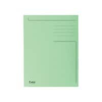 Exacompta 3-flap map Folio Groen Karton 24 x 35 cm