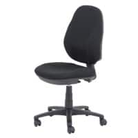 Realspace Jura Bureaustoel Basis mechanisme Stof Optionele armleuning Hoogteverstelbare zitting Zwart 110 kg 635 x 495 x 1,060 mm