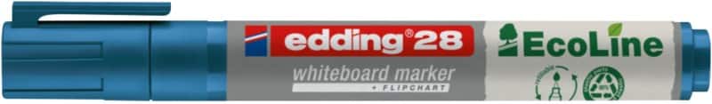 edding EcoLine 28 Niet-permanent Whiteboard-marker Blauw Medium Ronde punt 1,5 - 3 mm