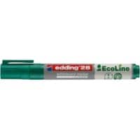 edding EcoLine 28 Nee Whiteboard marker Groen Medium Ronde punt 1,5 - 3 mm