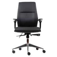 Niceday Professional Ergonomische bureaustoel met synchroonmechanisme en 2D-armleuning Verstelbare zitting London Zwart