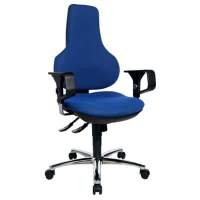 TOPSTAR Ergonomische stoel Ergo Point® SY Deluxe Stof Blauw