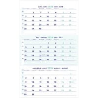 Brepols Driemaandskalender Kalender 2026 3 Maanden per pagina Duits, Frans, Engels, Nederlands 60 (B) x 0,4 (D) x 30 (H) cm Wit