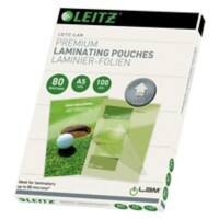 Leitz iLAM Premium Lamineerhoezen A5 Glanzend 80 micron (2 x 80) Transparant 100 Stuks