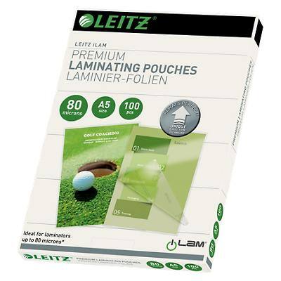 Leitz iLAM Premium Lamineerhoezen A5 Glanzend 2 x 80 (160) Micron Transparant 100 Stuks