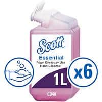 Scott Foam handzeep navulling 6340 Subtiele geur luxe Voor dagelijks gebruik 6 Stuks à 1 L
