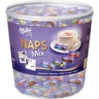Milka Naps Mix Assortiment Mini-chocoladereep 207 Stuks à 4,6 g
