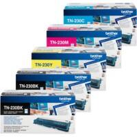 Brother TN-230 Origineel Tonercartridge Zwart, Cyaan, Magenta, Geel