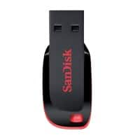 SanDisk USB 2.0 USB-stick Cruzer Blade 32 GB Zwart, rood