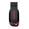 SanDisk USB 2.0 USB-stick Cruzer Blade 32 GB Zwart, rood