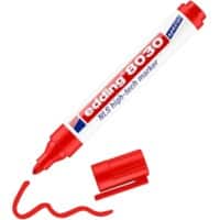 edding 8030 Permanent marker Rood Fijn Ronde punt 1,5 - 3 mm