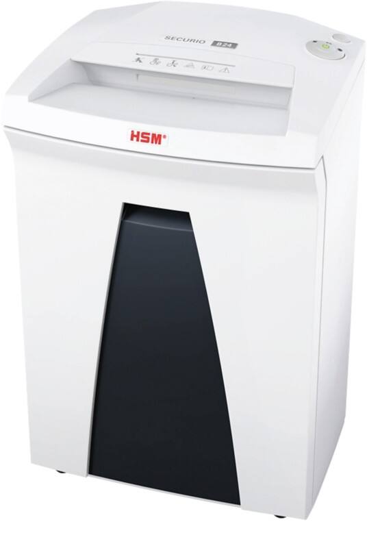HSM SECURIO Papierversnipperaar 28 vellen Stroken Veiligheidsniveau P-2, O-2, T-2, E-2 34 liter B24