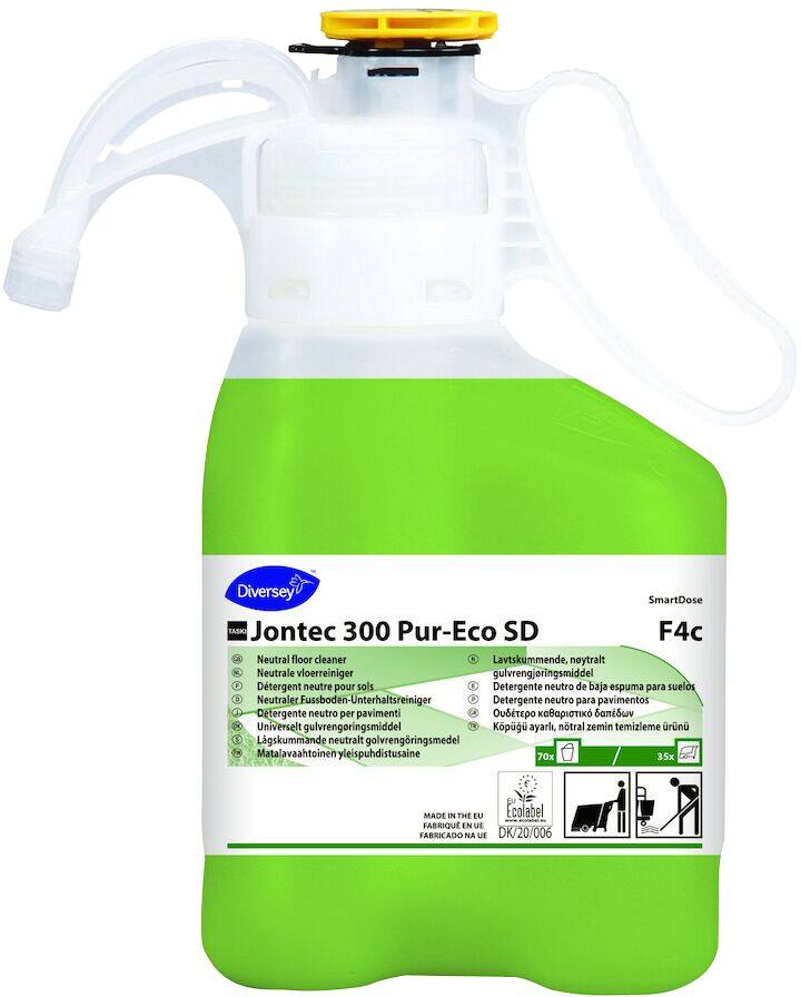 Diversey TASKI Jontec 300 Pur-Eco SD Handmatig en machinaal gebruik Vloerreiniger 1,4 l