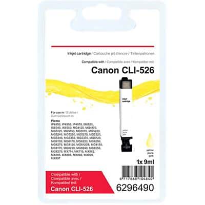 Office Depot Compatibel Canon CLI-526Y Inktcartridge Geel