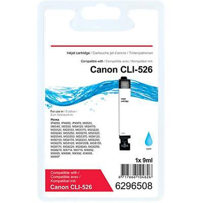 Office Depot Compatibel Canon CLI-526C Inktcartridge Cyaan