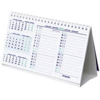 Brepols Bureaukalender 2022 11,5 x 21 cm 3 Maanden per pagina Karton Wit Duits, Frans, Italiaans, Engels